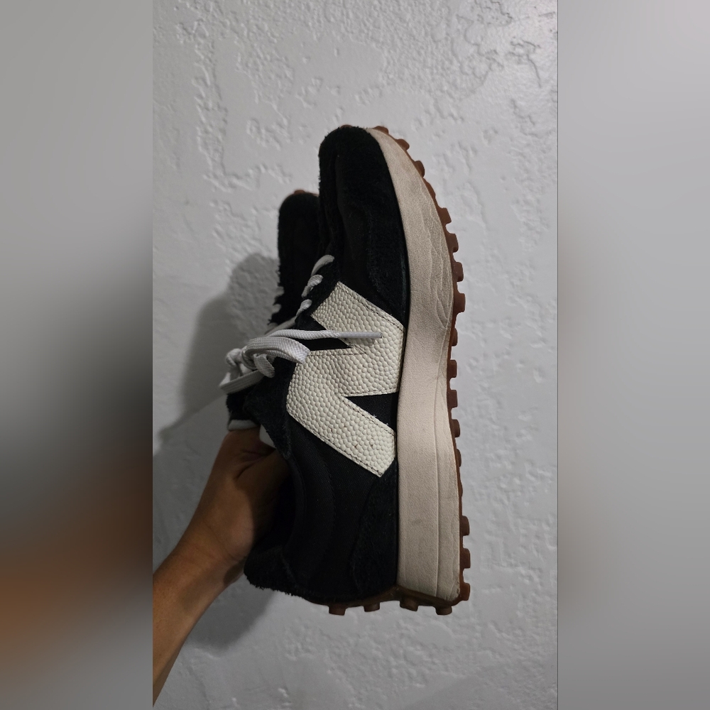 New Balance Black and White Athletic Shoes